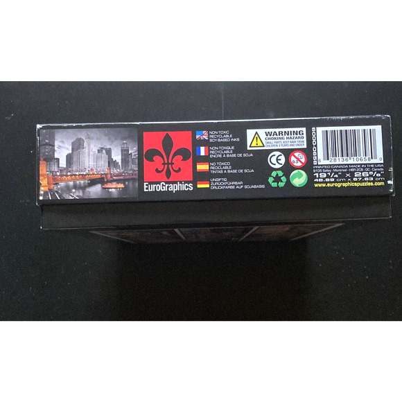 Eurographics 1000 piece puzzle: City Collections Chicago -Michigan Ave - Picture 4 of 6